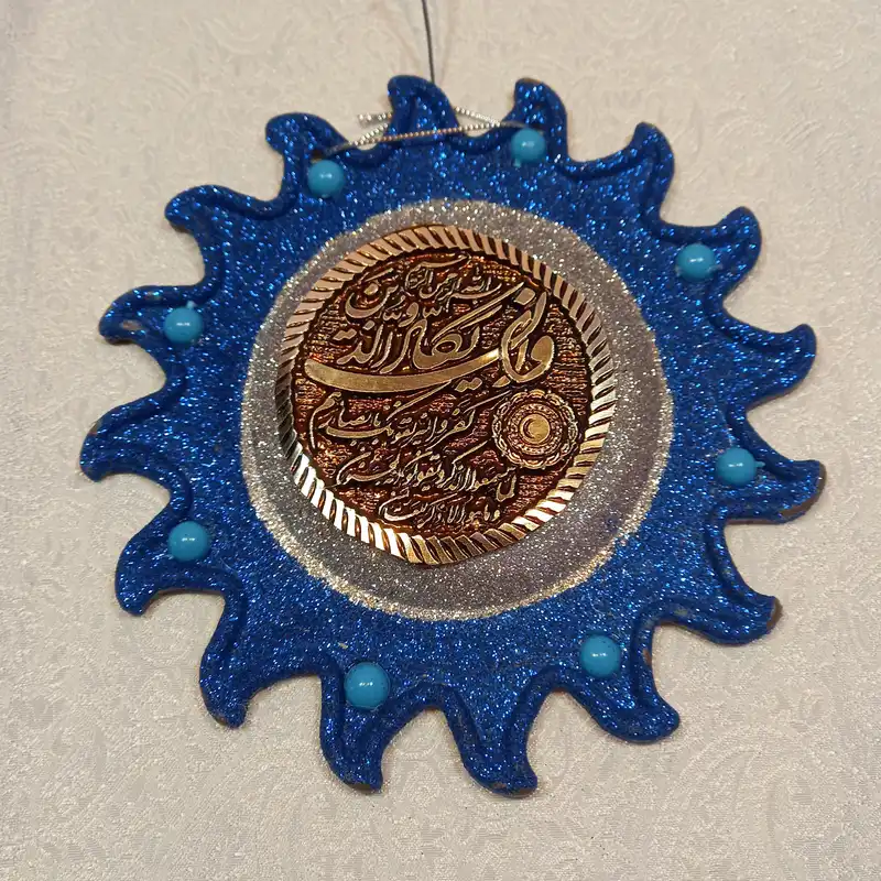 آویز سفالی مدل وان یکاد