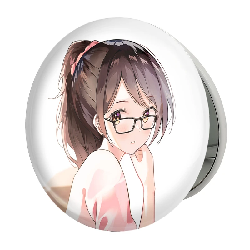 آینه جیبی خندالو طرح چیزورو انیمه کانوجواوکاری مدل تاشو کد 18246 