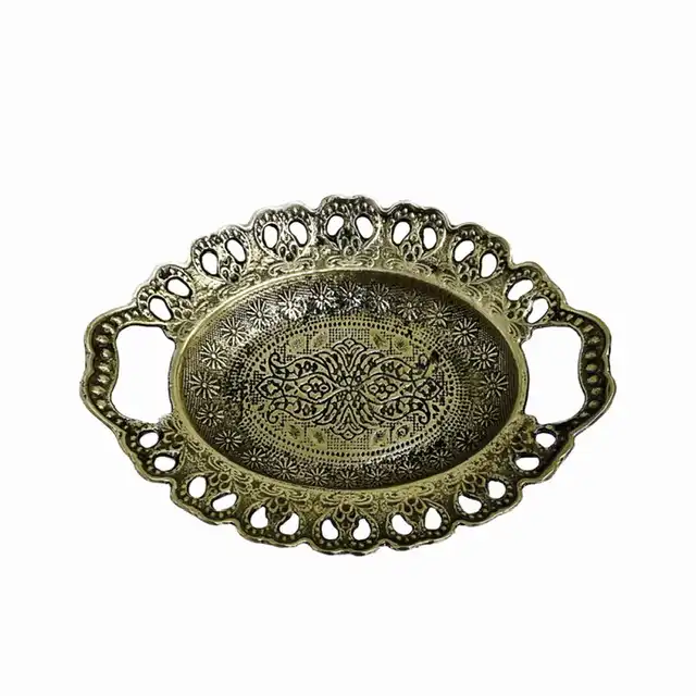 خرما خوری برنجی مدل دسته دار کد 102973