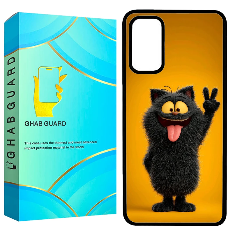 کاور قاب گارد طرح گربه مدل GA13G مناسب برای گوشی موبایل سامسونگ  Galaxy A13 4G / Galaxy A32 5G