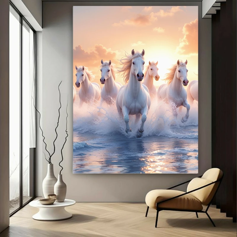 پوستر مدل پوستر طرح اسب مدل ساحل 2 کد BK24195