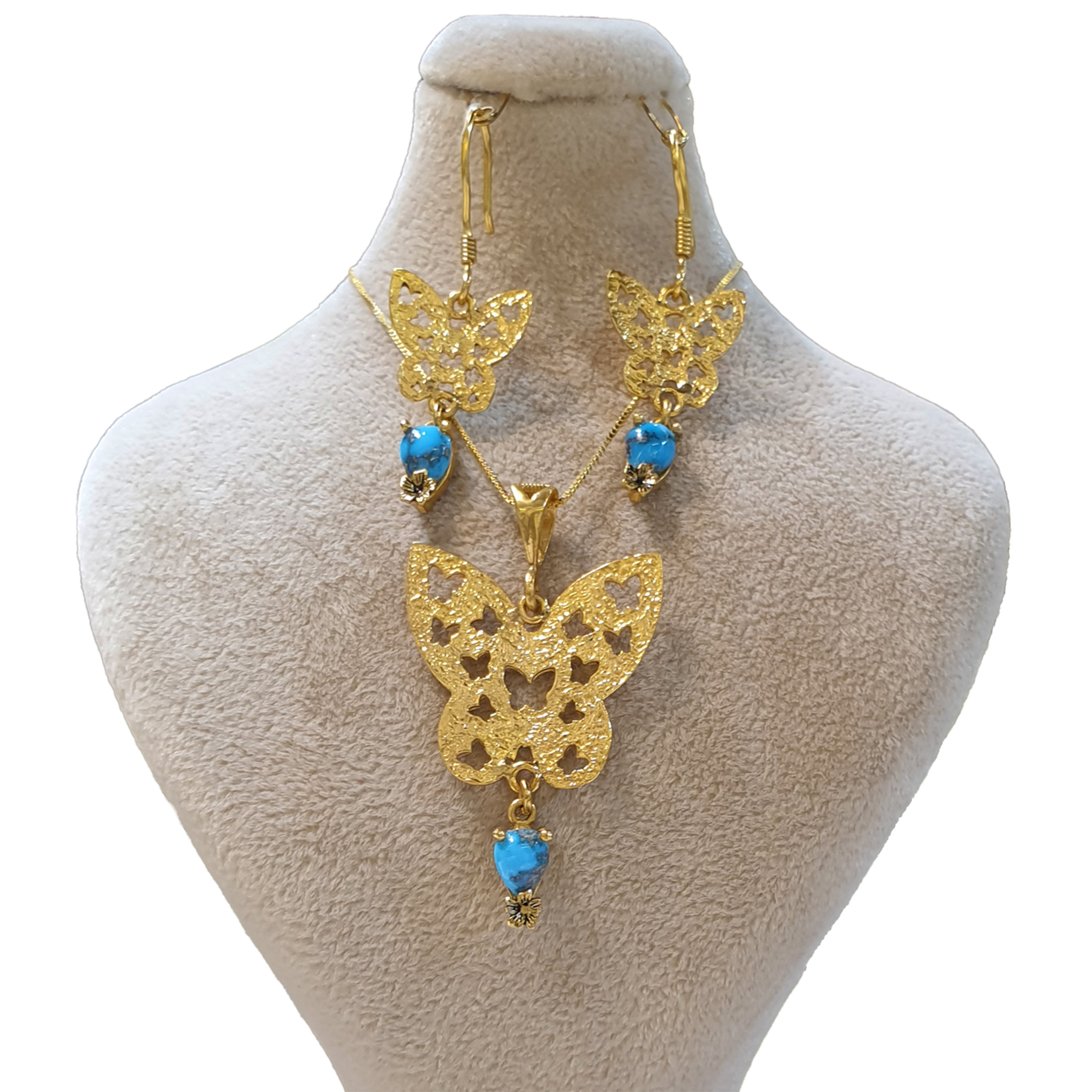 نیم ست نقره زنانه مدل 3332