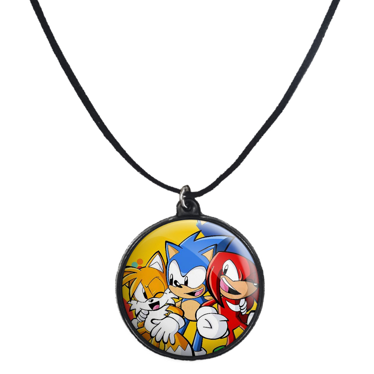 گردنبند پرمانه طرح سونیک کد pmb.2071 مدل دو طرفه