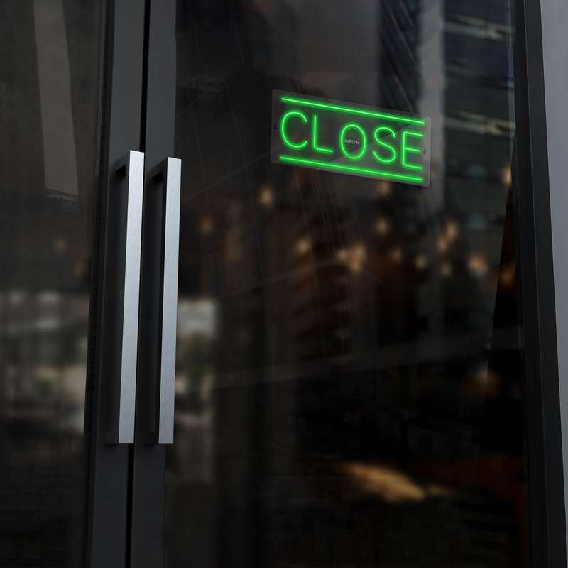 چراغ دیواری نئون دیزاین طرح Close_GR