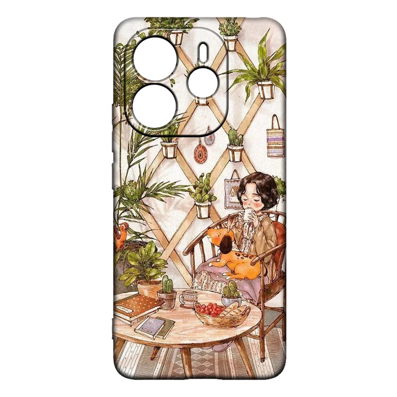 کاور طرح دخترانه کد 269 مناسب برای گوشی موبایل شیائومی Redmi Note 14 4G