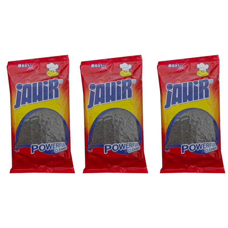 اسکاچ و سیم ظرفشویی جهیر مدل Hr125 مجموعه 3 عددی