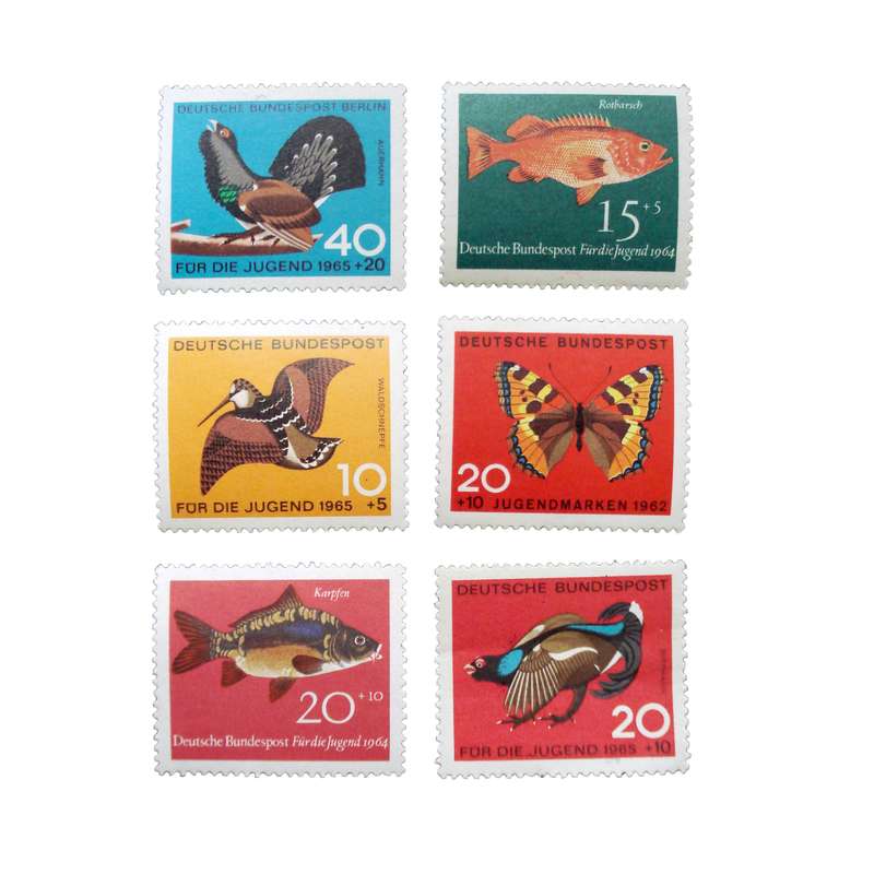 تمبر یادگاری مدل حیوانات بوداپست کد DS1927 مجموعه 6 عددی