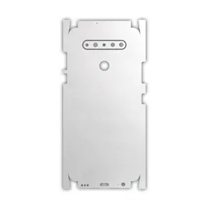 MAHOOT Metallic-White-FullSkin Cover Sticker for LG K51S