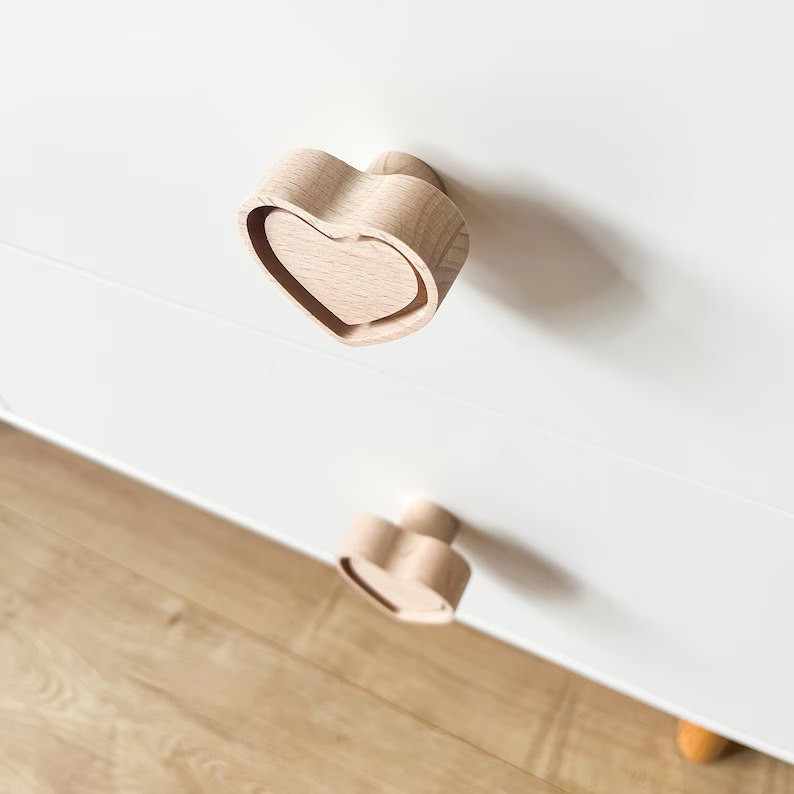 دستگیره کمد مدل کودک طرح قلب کد WTL206 مجموعه 4 عددی دستگیره کمد مدل کودک طرح قلب کد WTL206 مجموعه 4 عددی