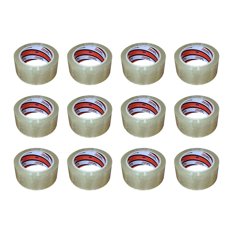 نوار چسب چمفیکس مدل MATT_90Y عرض 5 سانتی متر بسته 12 عددی