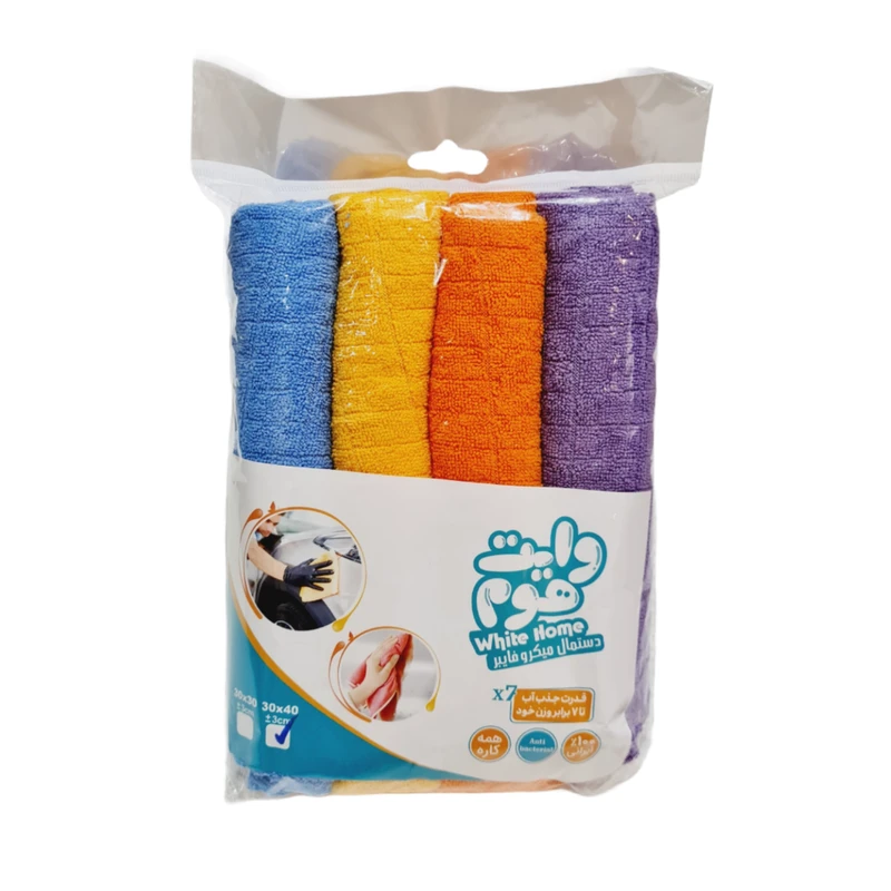 دستمال نظافت وایت هوم کد W04 بسته 4 عددی