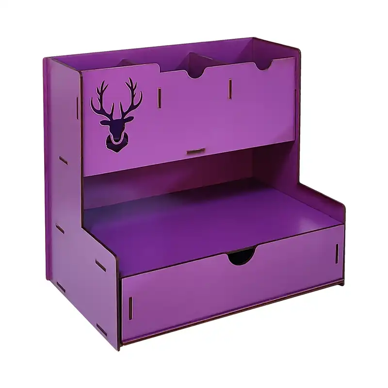 جامدادی رومیزی مدل فروردین طرح گوزن کد 0002