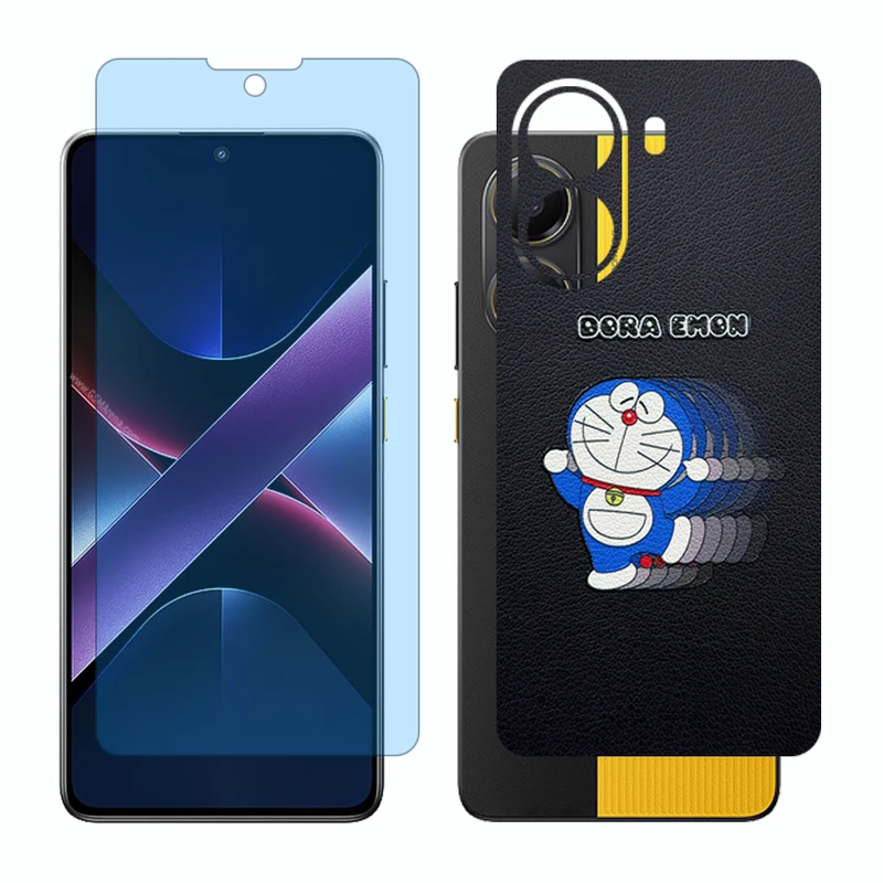 محافظ صفحه نمایش مات آنتی بلو گلس مدل Together مناسب برای گوشی موبایل شیائومی Poco X7 Pro به همراه برچسب پوششی پشت گوشی