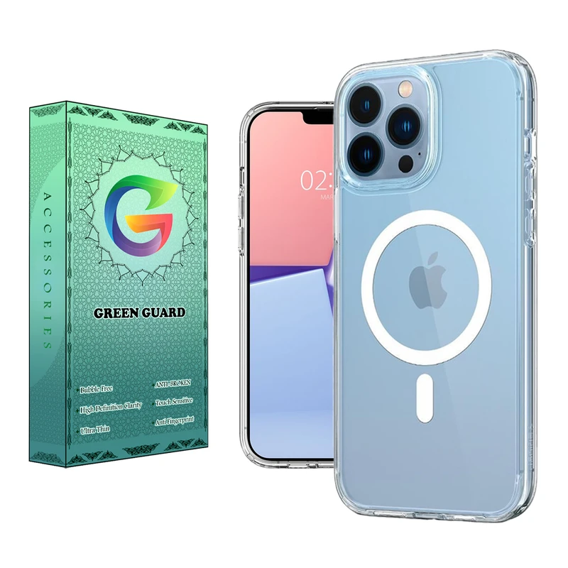 کاور گرین گارد مدل CR_Magsafe کد Clear 37 مناسب برای گوشی موبایل اپل Iphone 13 Pro Max