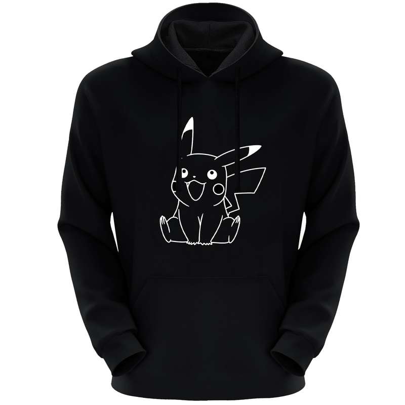 هودی زنانه مدل خرگوش کد F372 رنگ مشکی