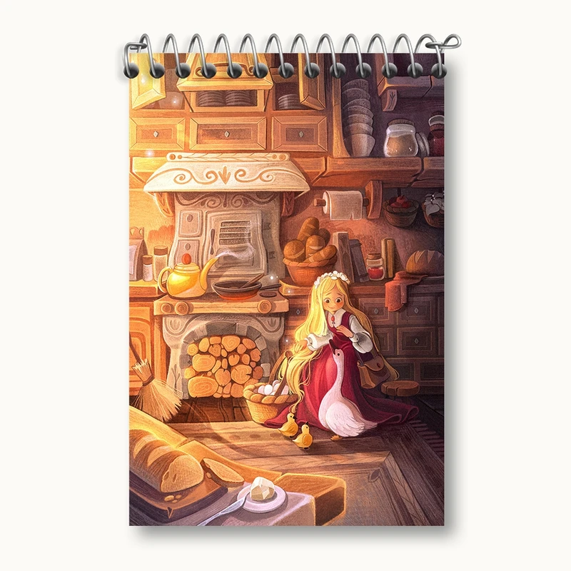 دفتر یادداشت 50 برگ خندالو مدل دخترانه کد F543