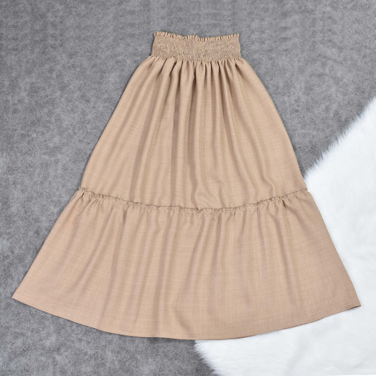 دامن چین‌دار زنانه دل آویز مدل H381 -  - 10