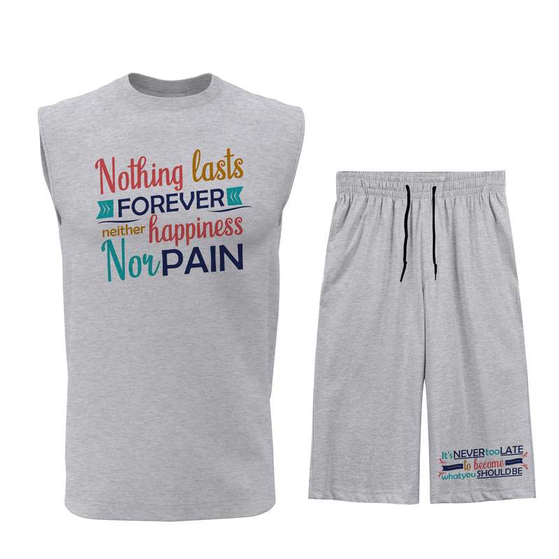 ست تاپ و شلوارک مردانه مدل T188G