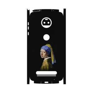 MAHOOT Girl with a Pearl Earring of Vermeer-FullSkin Cover Sticker for Motorola Moto Z2 Force