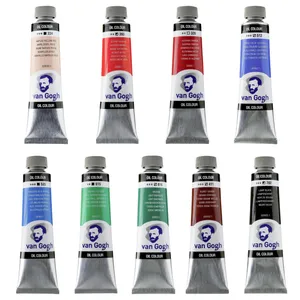 رنگ روغن ون گوگ کد S9 حجم 40 میلی لیتر بسته 9 عددی