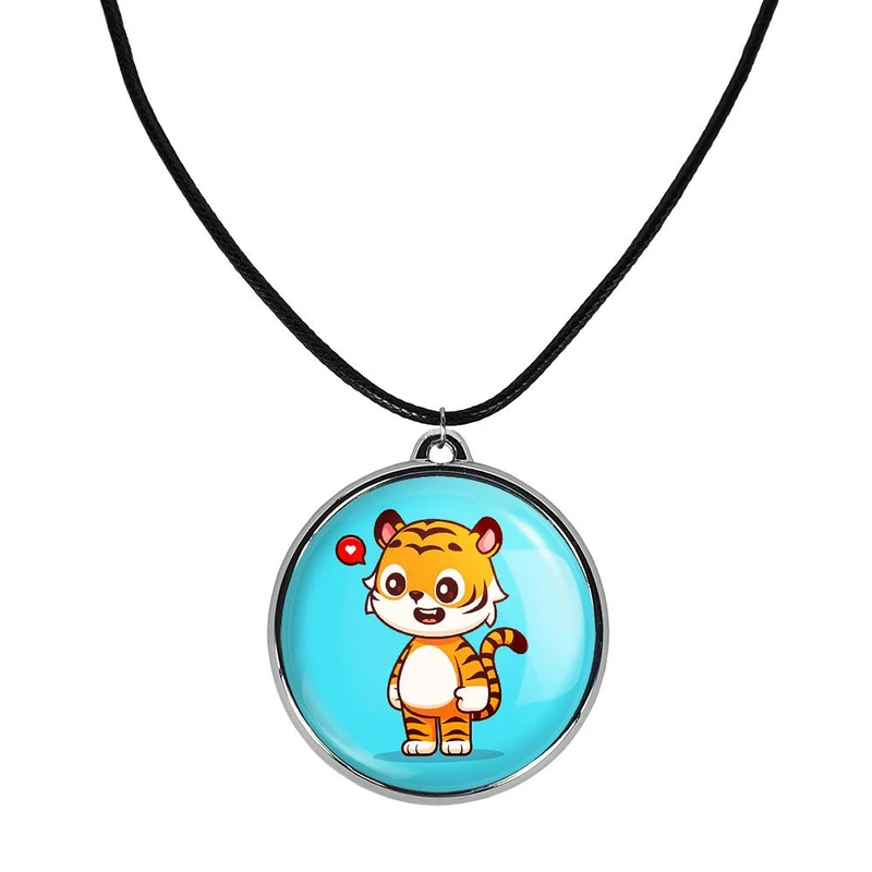 گردنبند خندالو مدل حیوانات بامزه ببر کد 2970629707