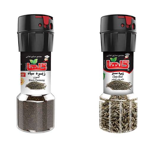 زیره سیاه و سبز گلها - 30 گرم بسته دو عددی