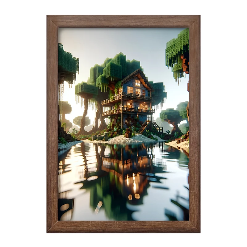 تابلو خندالو طرح ماینکرافت (Minecraft) کد F3520