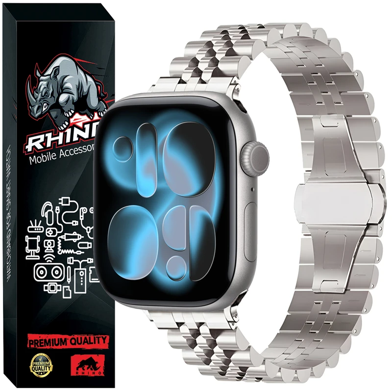 بند راینو مدل 5Bead مناسب برای اپل واچ سایز 46 میلی متری سری 10/11