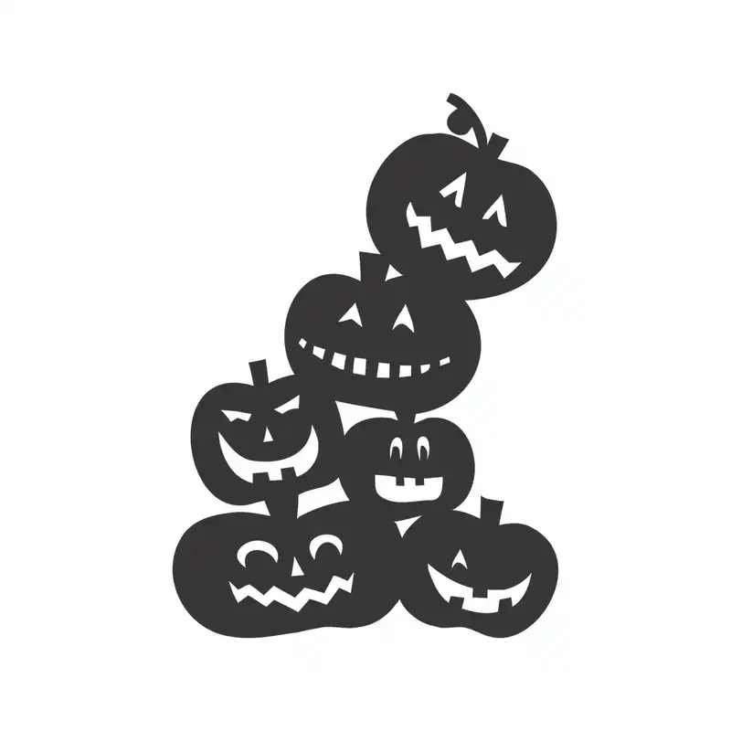 استیکر مدل کدو هالووین