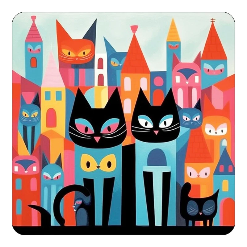 مگنت کاکتی طرح حیوانات رنگی مدل mp27121