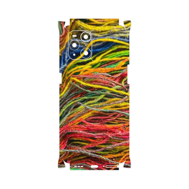 برچسب پوششی ماهوت مدل Fabric Texture 9-FullSkin مناسب برای گوشی موبایل اپو Find X3 Pro