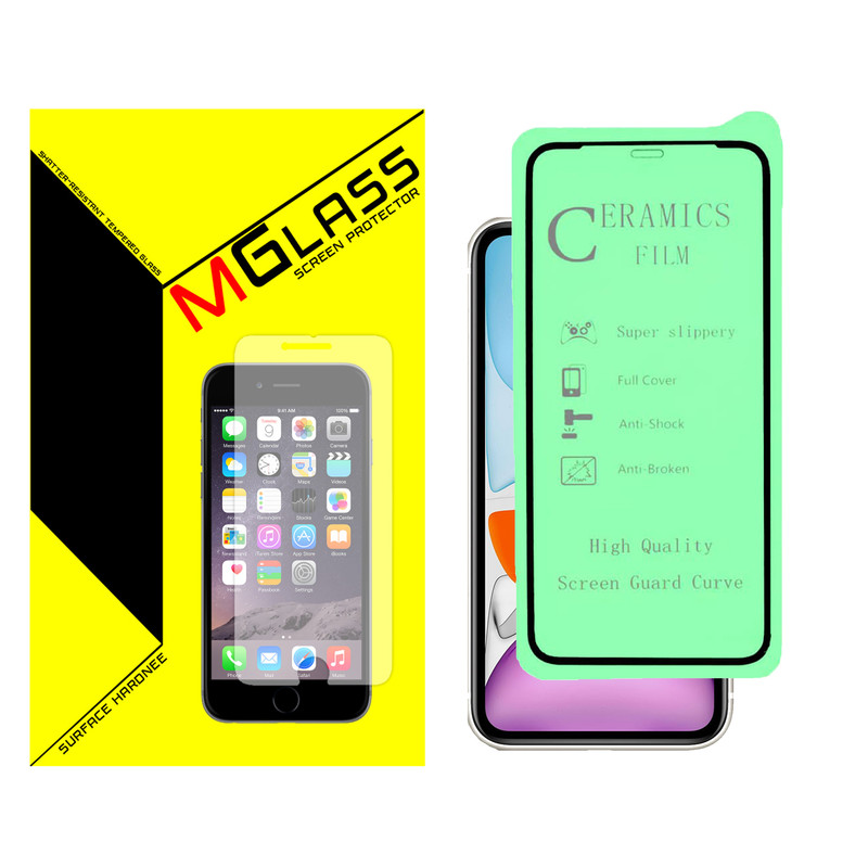 محافظ صفحه نمایش سرامیکی ام گلس مدل MGCR-01 مناسب برای گوشی موبایل اپل IPHONE 12