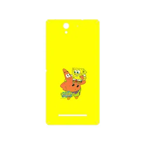 MAHOOT SpongeBob SquarePants Cover Sticker for Sony Xperia C3 Dual