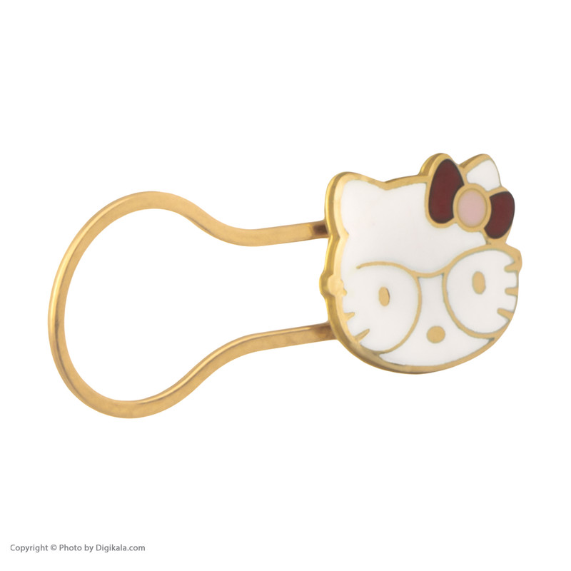 آویز گردنبند طلا 18 عیار دخترانه میو گلد مدل GD768