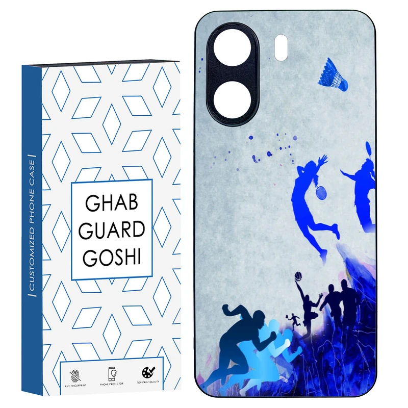 کاور قاب گارد گوشی طرح بدمینتون کد TPU-114 مناسب برای گوشی موبایل شیائومی REDMI 13C / POCO C65