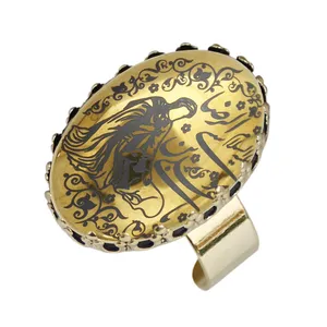 انگشتر زنانه مدل حدید یا علی بن موسی الرضا (ع) کد 785511