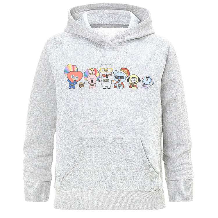 هودی زنانه طرح بی تی اس مدل Z754