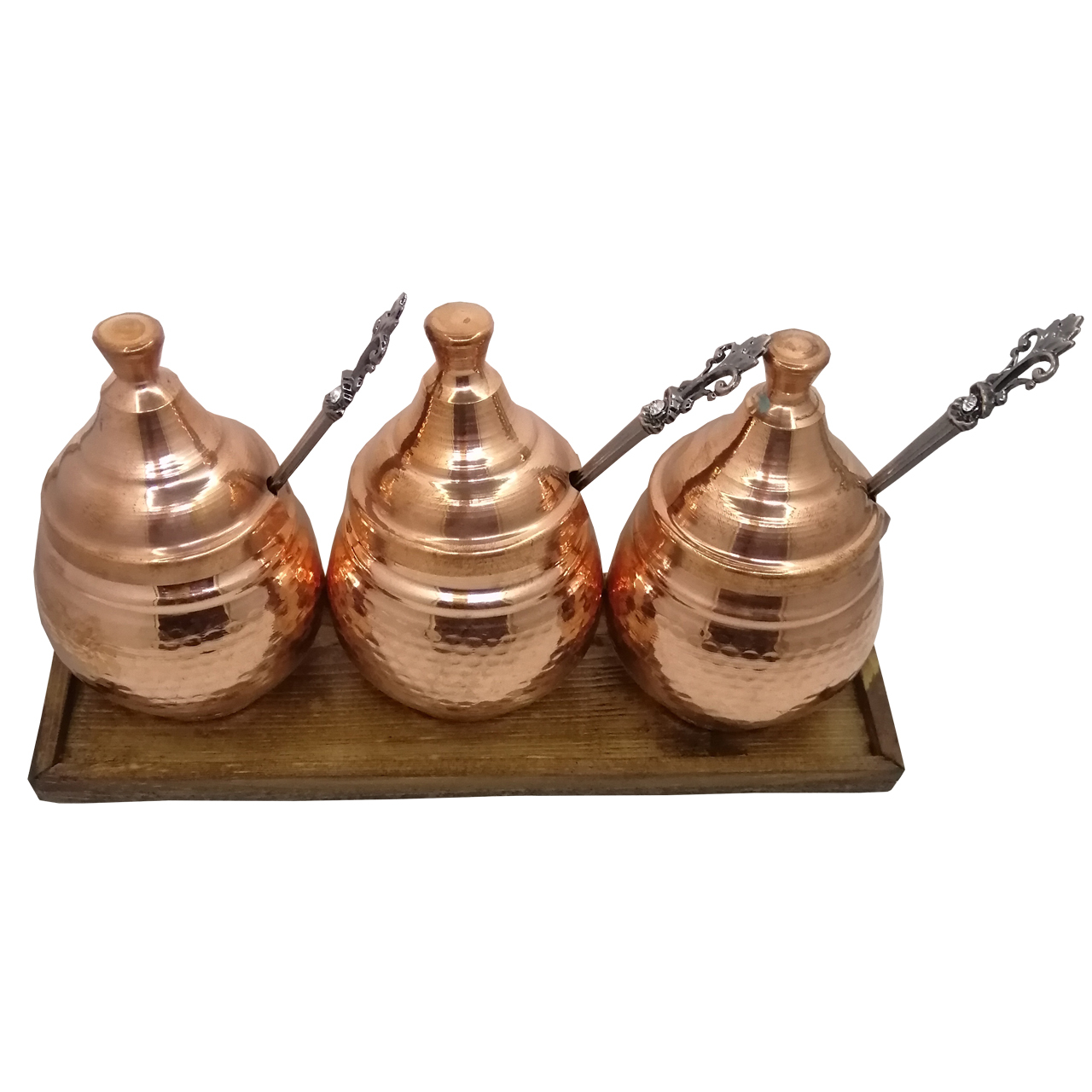 ست 7 تکه جا ادویه ای مسی مدل NT-7182