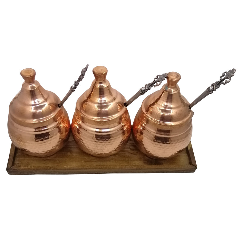 ست 7 تکه جا ادویه ای مسی مدل NT-7182