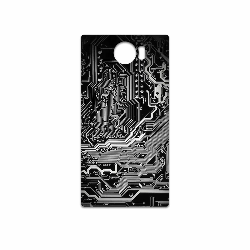 برچسب پوششی ماهوت مدل Black Printed Circuit Board مناسب برای گوشی موبایل بلک بری Priv