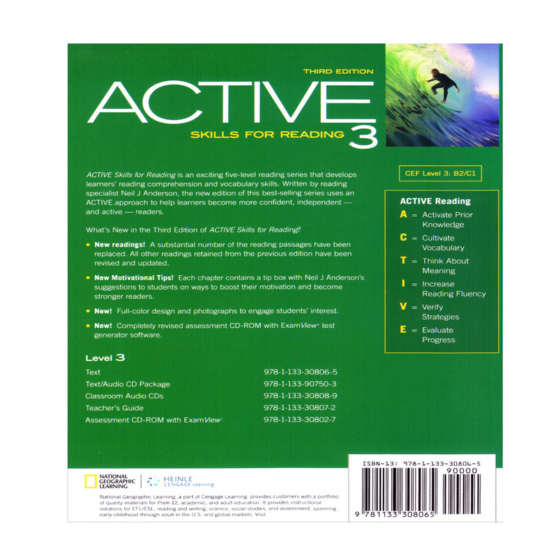 کتاب Active Skills For Reading 3 اثر Neil J Anderson انتشارات الوندپویان کتاب Active Skills For Reading 3 اثر Neil J Anderson انتشارات الوندپویان