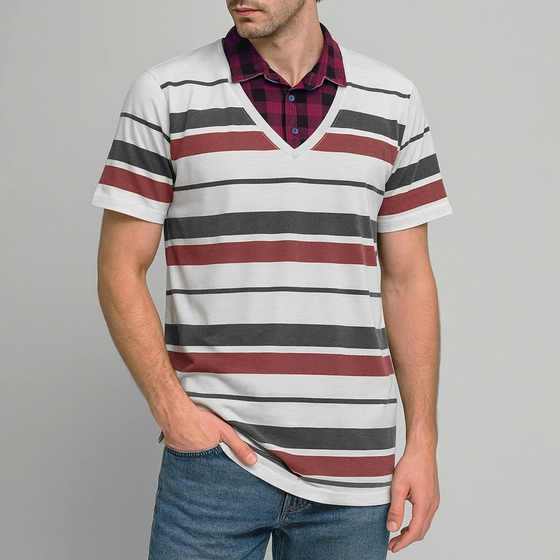 پولوشرت آستین کوتاه مردانه مدل M3387