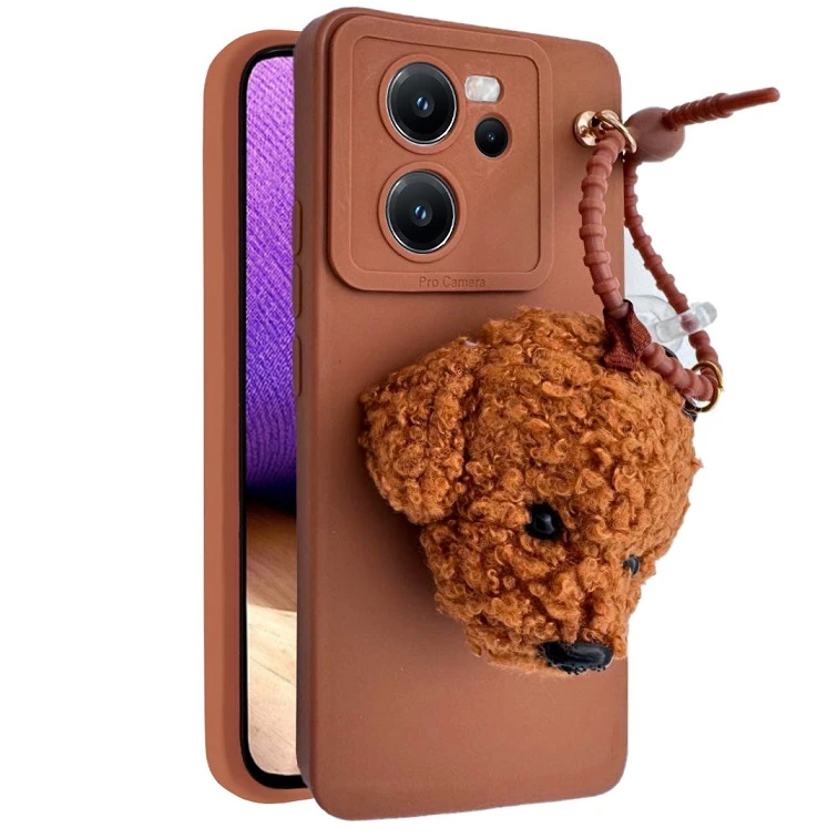 کاور مدل Poodle مناسب برای گوشی موبایل شیائومی Redmi Note 14 4G به همراه بند آویز