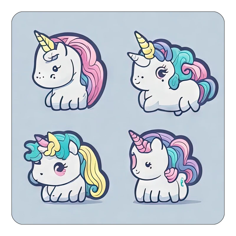 مگنت کاکتی طرح اسب تک شاخ و یونیکورن مدل mp30584