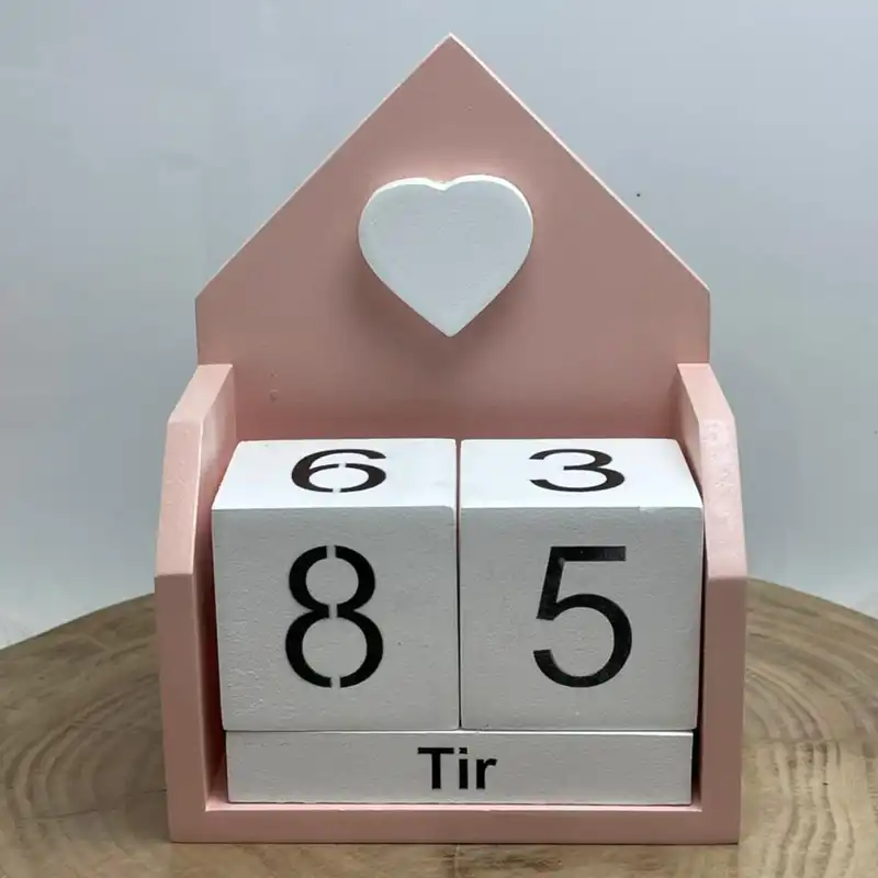 تقویم رومیزی مدل کلبه کد 02