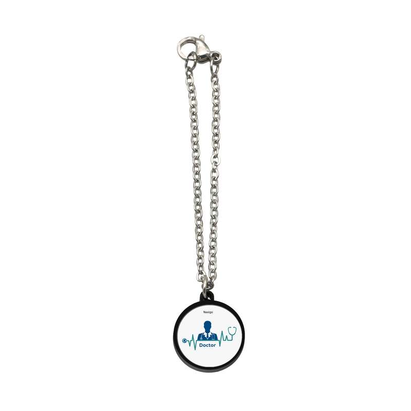 آویز ساعت زنانه ناکسیگو مدل شب تاب طرح پزشک کد AW8709 آویز ساعت زنانه ناکسیگو مدل شب تاب طرح پزشک کد AW8709