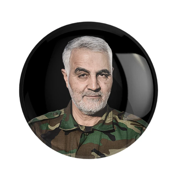 مگنت خندالو طرح سردار قاسم سلیمانی کد 12609