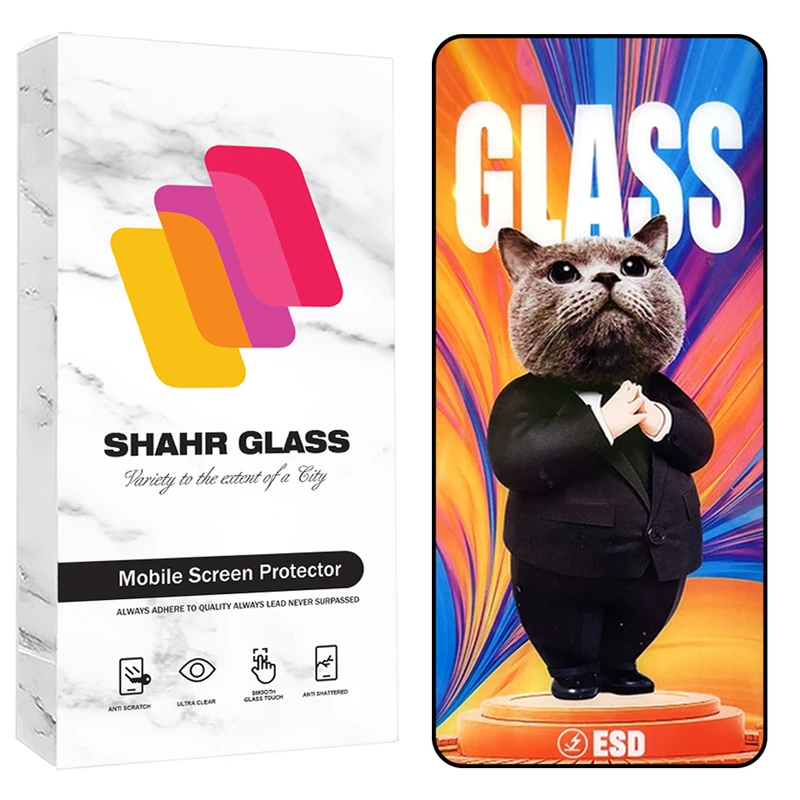 محافظ صفحه نمایش شهر گلس مدل SCATS20 مناسب برای گوشی موبایل شیائومی Redmi Note 12 Pro 4G / Redmi Note 12 Pro 5G / Redmi Note 12 Pro Plus / Poco X5 Pro