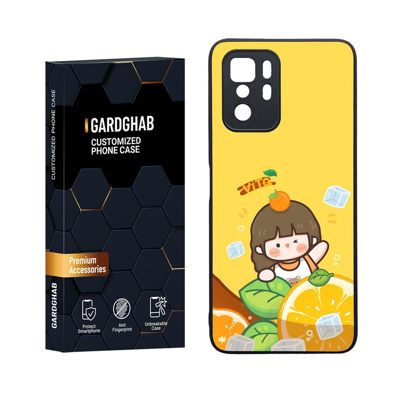 کاور گارد قاب مدل دورژله ای دخترانه مناسب برای گوشی موبایل شیائومی Poco X3 GT / Redmi Note 10 Pro 5G