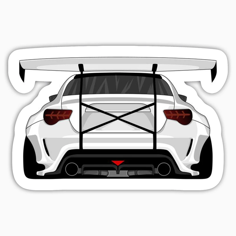 استیکر لپ تاپ و موبایل بووم طرح ماشین مدل Toyota GT86 کد AG31